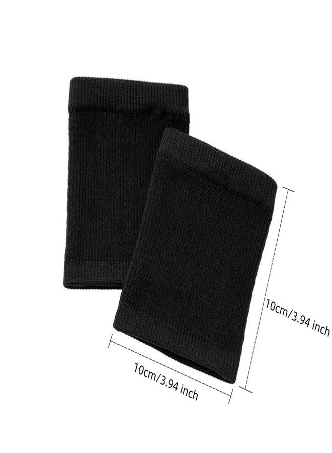 Sanseenia 2 Pairs Socks for Dance Over Sneaker, Dance Shoe Socks on Smooth Floors, Dancing Sliders Turning Socks Dance Shoe Covers (Black) - Image 2